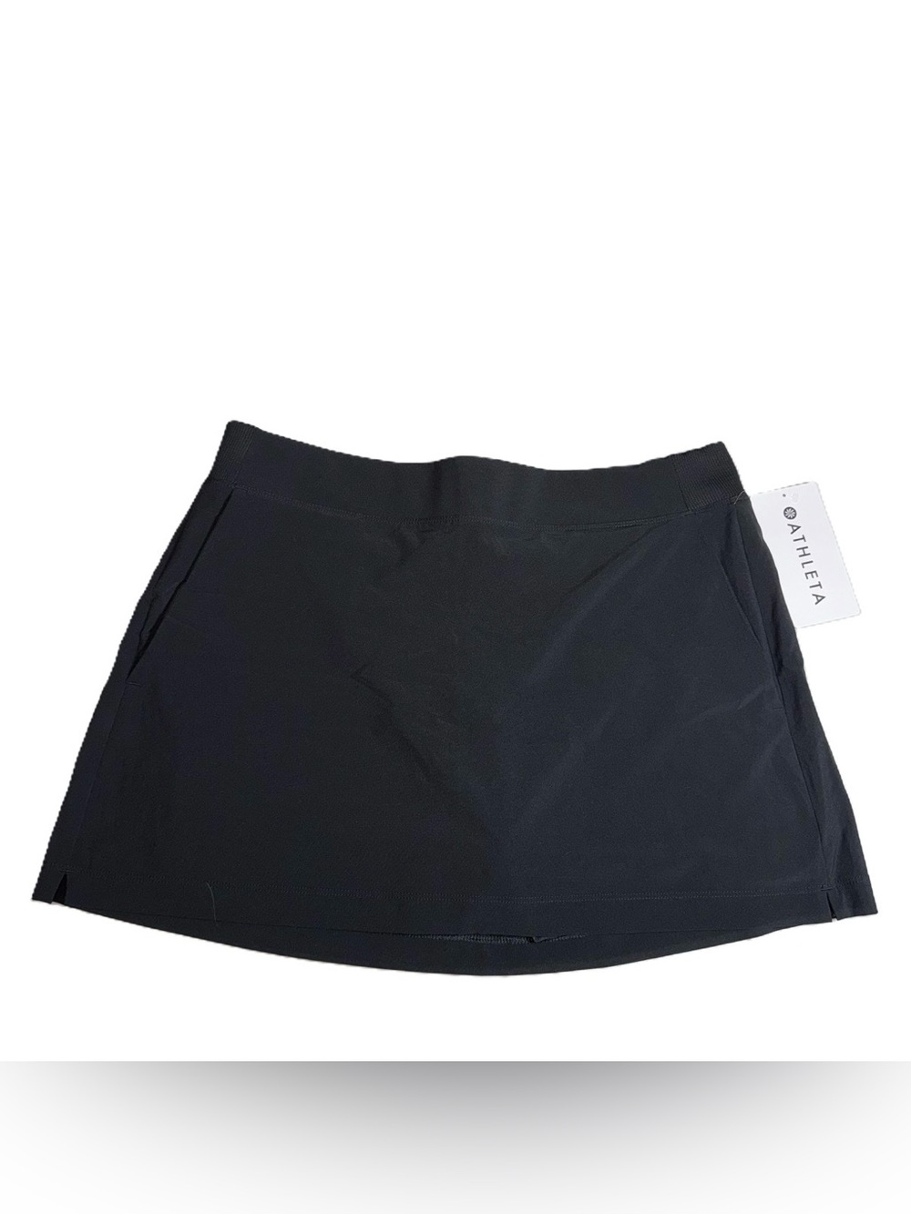 NWT Athleta Brooklyn 13 1/2" Skort - Size 12 - Black